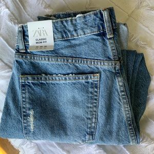 Zara mom jeans